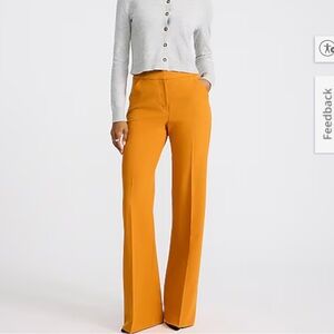 Express Women's Mustard Wide-Leg Pants